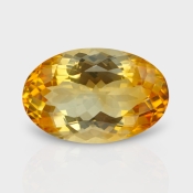 Citrine 20.40x13.40mm Faceted Oval AA+ Loose Gemstone - 181561