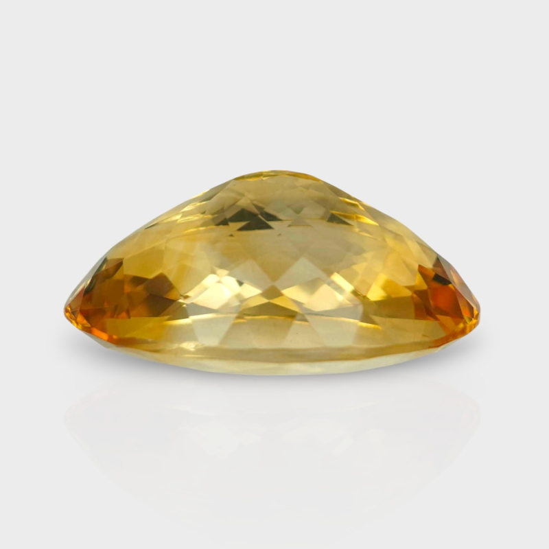 Citrine 20.40x13.40mm Faceted Oval AA+ Loose Gemstone - 181561