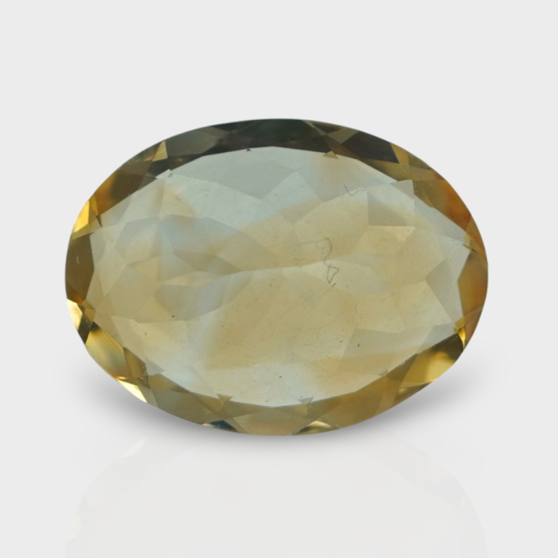Citrine 15x11mm Faceted Oval AA Loose Gemstone - 181572