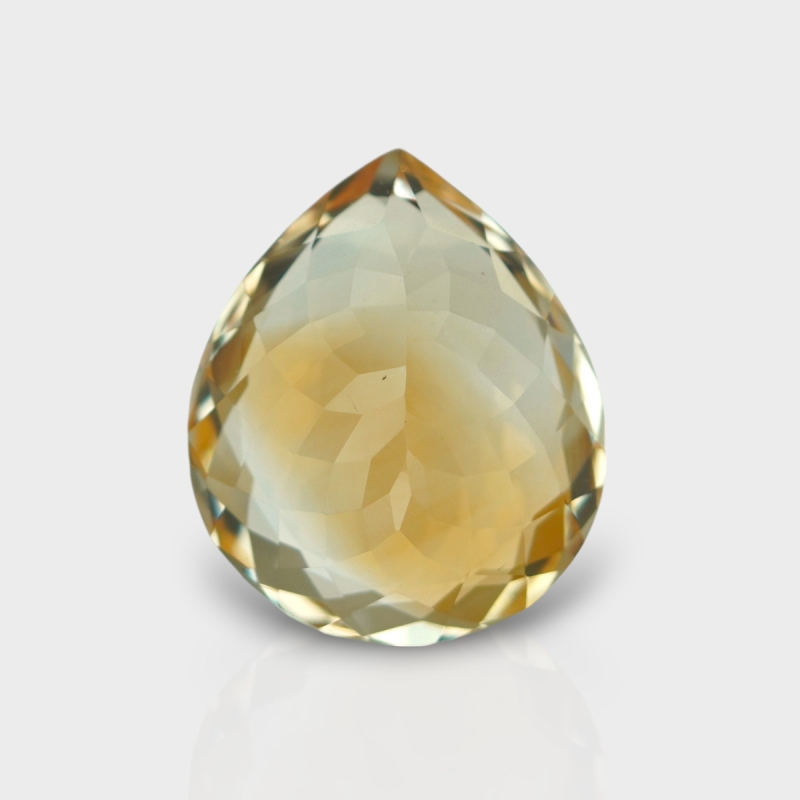Citrine 17.75x14.90mm Faceted Pear AA+ Loose Gemstone - 180525
