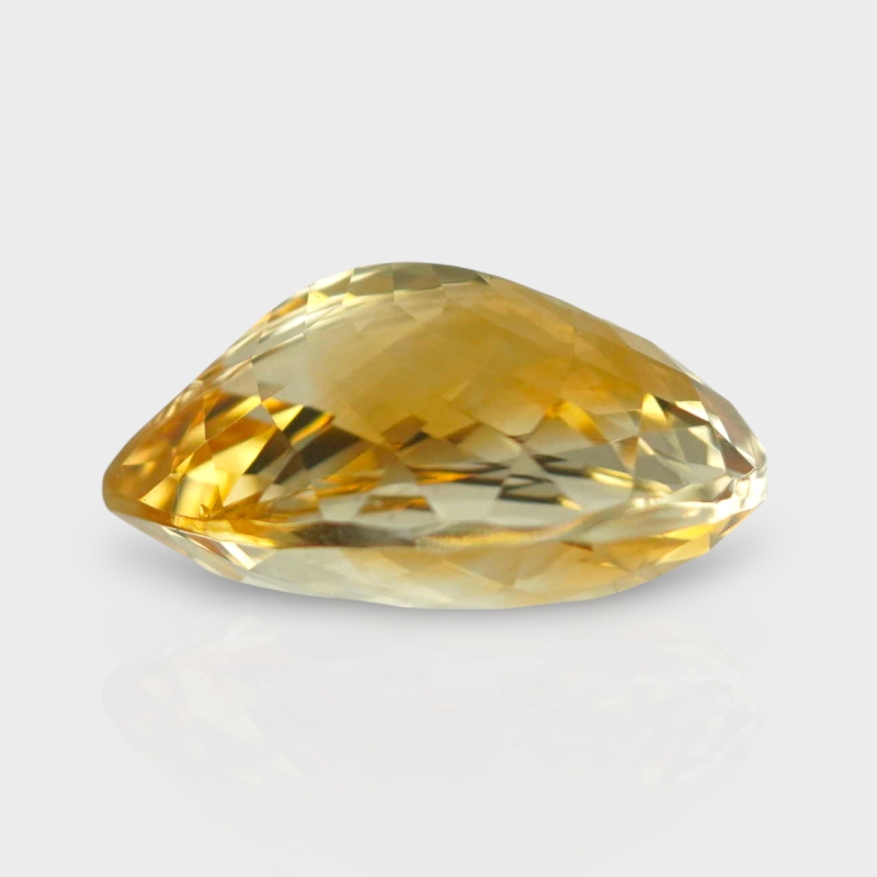 Citrine 17.75x14.90mm Faceted Pear AA+ Loose Gemstone - 180525