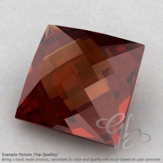 Garnet Square Shape Calibrated Briolettes