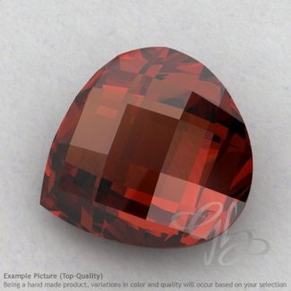 Garnet Heart Shape Calibrated Briolettes
