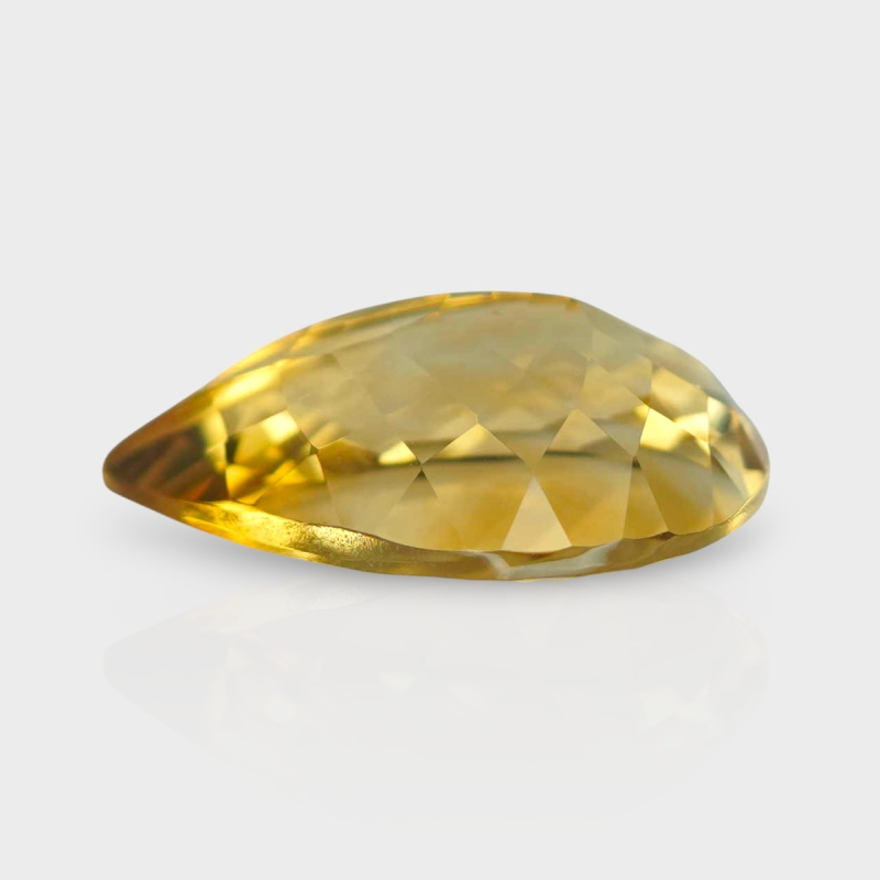 Citrine 18.35x14mm Faceted Pear AA Loose Gemstone - 180581