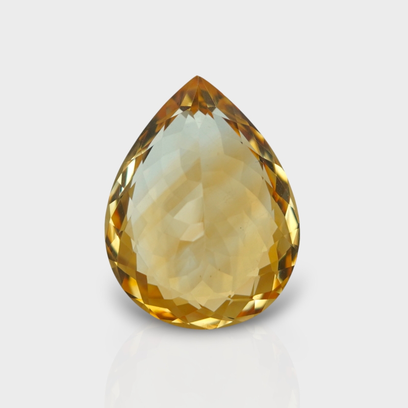Citrine 20.70x15.90mm Faceted Pear AA Loose Gemstone - 180582