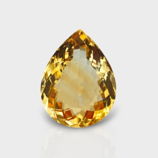 Citrine 20.70x15.90mm Faceted Pear AA Loose Gemstone - 180582