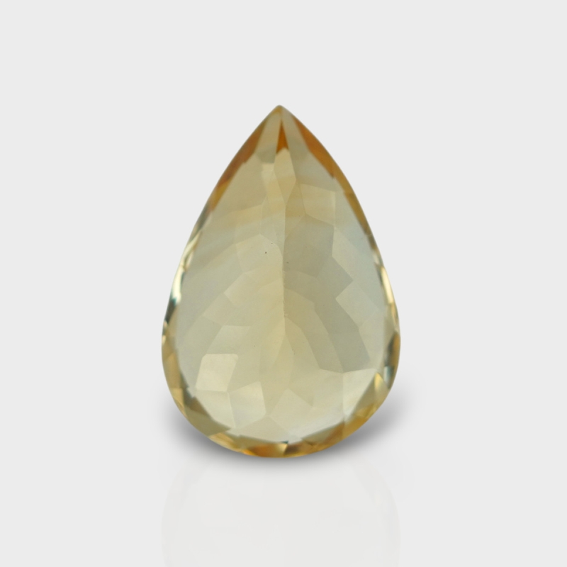 Citrine 17.45x11.75mm Faceted Pear AA Loose Gemstone - 180797