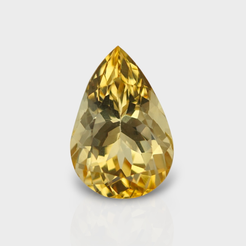 Citrine 17.45x11.75mm Faceted Pear AA Loose Gemstone - 180797