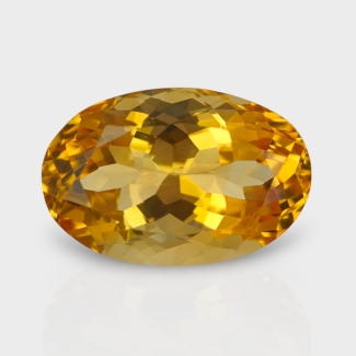 Citrine 17.50x11.55mm Faceted Oval AA+ Loose Gemstone - 181489