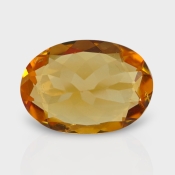 Citrine 15.25x10.80mm Faceted Oval AA+ Loose Gemstone - 181490