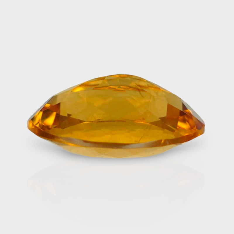 Citrine 15.25x10.80mm Faceted Oval AA+ Loose Gemstone - 181490