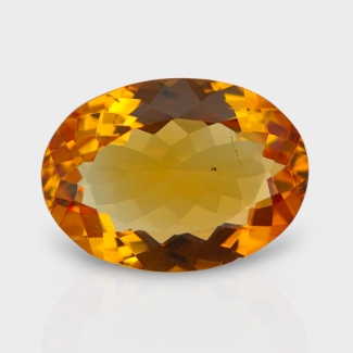 Citrine 16.15x11.80mm Faceted Oval AA+ Loose Gemstone - 181492