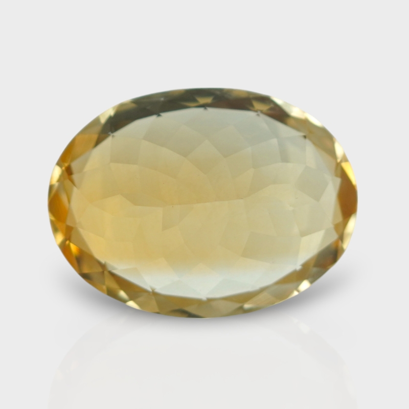 Citrine 17.60x13.10mm Faceted Oval AA Loose Gemstone - 181501