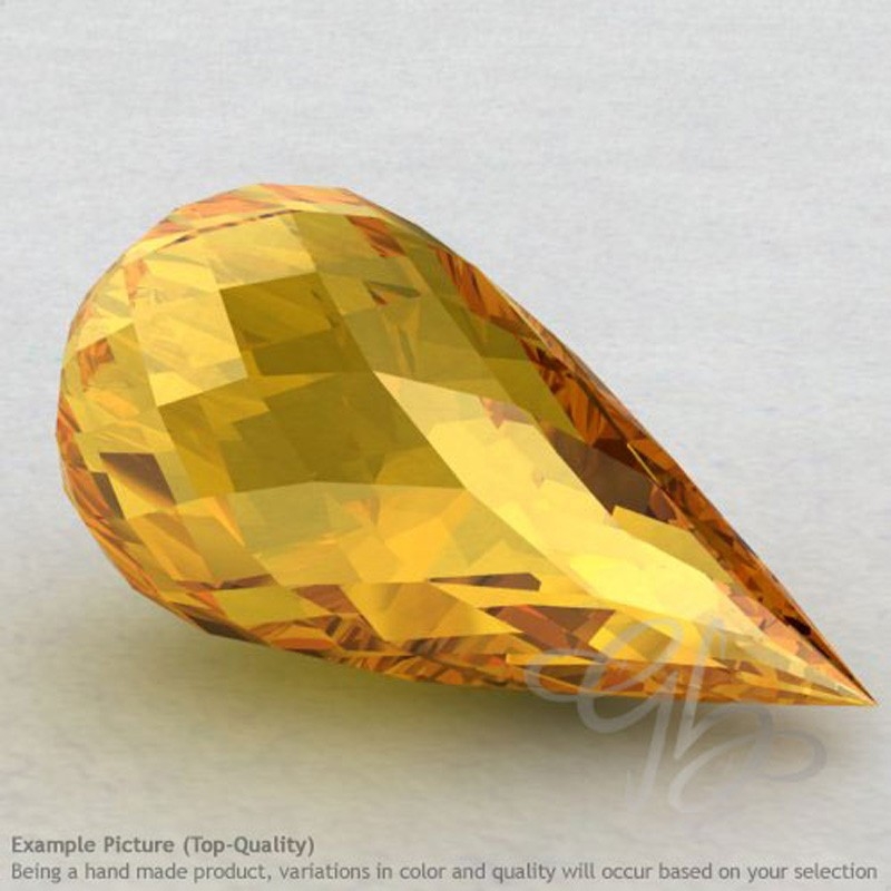 Citrine Drops Shape Calibrated Briolettes