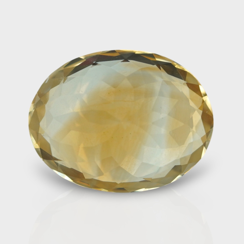 Citrine 18.50x14.30mm Faceted Oval AA Loose Gemstone - 181542