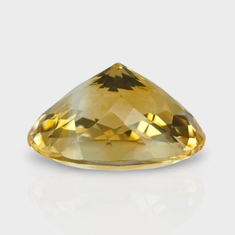Citrine 18.50x14.30mm Faceted Oval AA Loose Gemstone - 181542