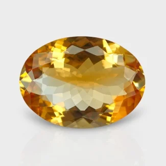 Citrine 21.15x15.50mm Faceted Oval AAA Loose Gemstone - 181543