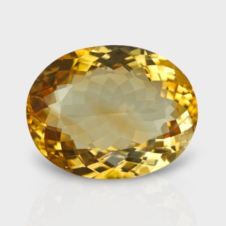 Citrine 21.05x16.55mm Faceted Oval AA Loose Gemstone - 181545