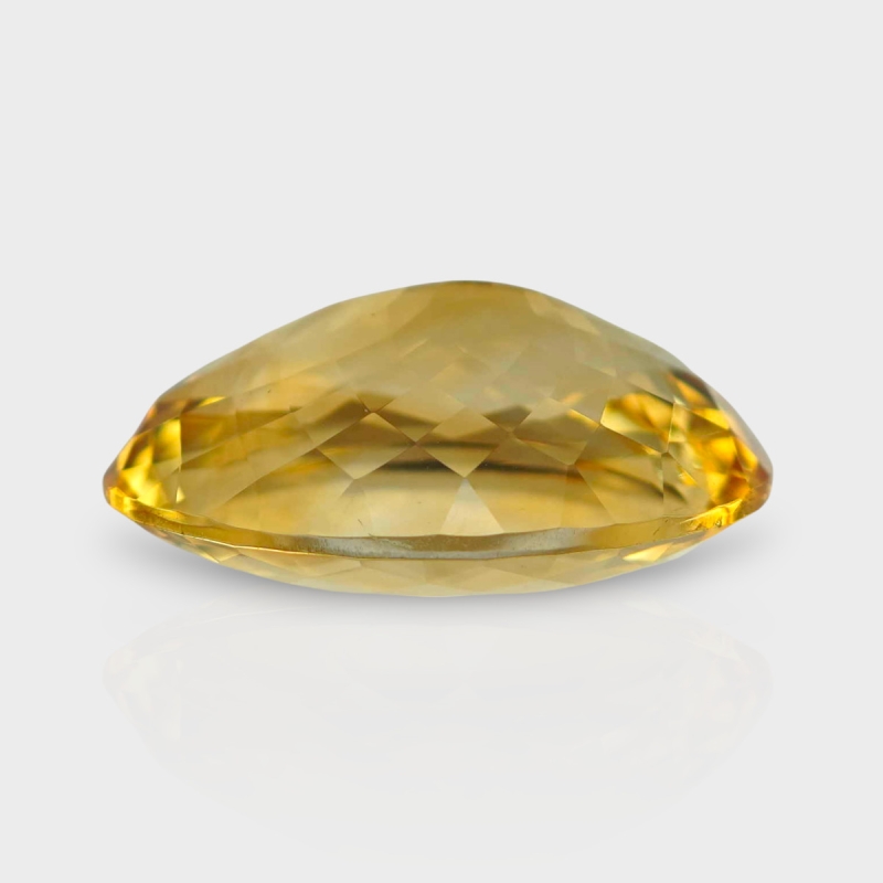 Citrine 21.05x16.55mm Faceted Oval AA Loose Gemstone - 181545