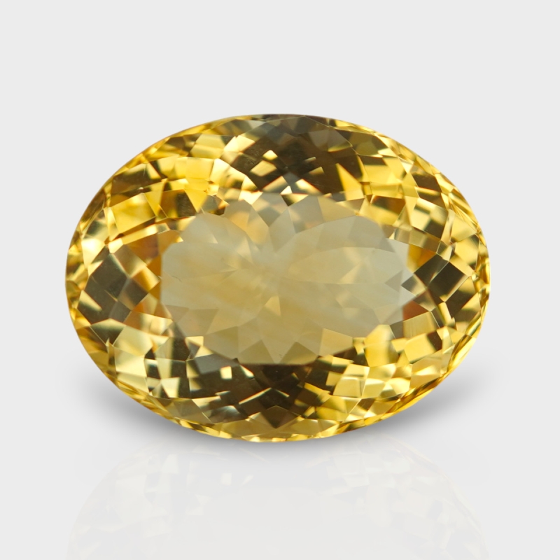 Citrine 20.90x16.20mm Faceted Oval AA Loose Gemstone - 181546