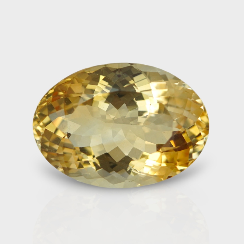 Citrine 21.70x15.50mm Faceted Oval AA Loose Gemstone - 181552
