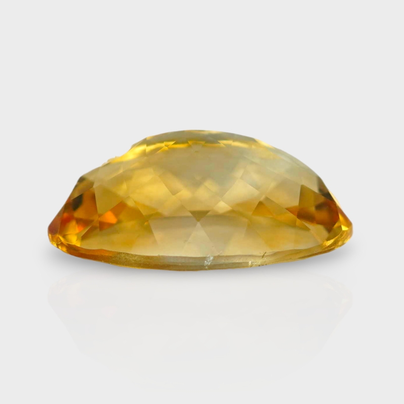 Citrine 19.75x13.95mm Faceted Oval AA Loose Gemstone - 181554