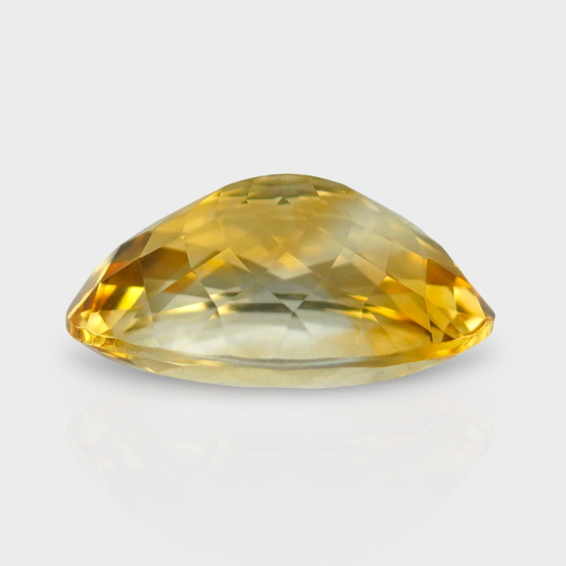 Citrine 18.80x15.40mm Faceted Oval AA Loose Gemstone - 181559