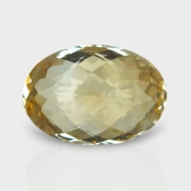 Citrine 20.50x14.25mm Checkerboard Oval AA Loose Gemstone - 180559