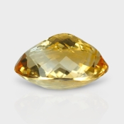 Citrine 20.50x14.25mm Checkerboard Oval AA Loose Gemstone - 180559