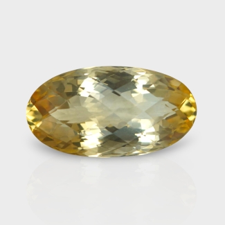 Citrine 21.05x11.33mm Checkerboard Oval AA Loose Gemstone - 180566
