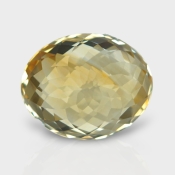 Citrine 18.84x15.25mm Checkerboard Oval AA Loose Gemstone - 180569