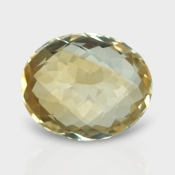 Citrine 18.05x14.83mm Checkerboard Oval AA Loose Gemstone - 180790