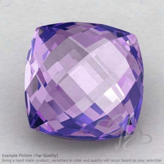 Brazilian Amethyst Square Cushion Shape Calibrated Briolettes