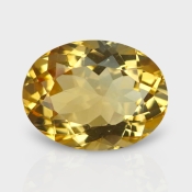 Citrine 14.47x11.02mm Faceted Oval AA Loose Gemstone - 181482