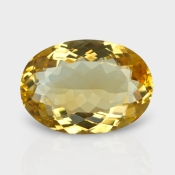 Citrine 18.31x13.07mm Faceted Oval AA Loose Gemstone - 182174