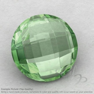 Green Amethyst Round Shape Calibrated Briolettes