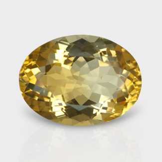Citrine 18.95x14.07mm Faceted Oval AA Loose Gemstone - 182176