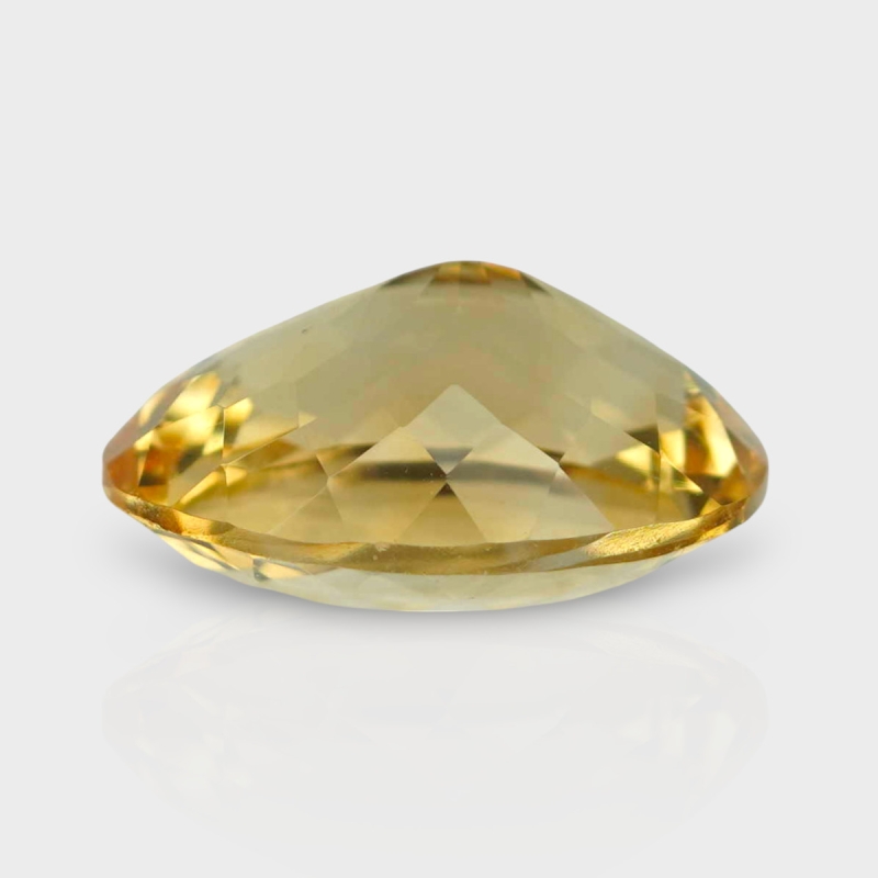 Citrine 16.35x13.02mm Faceted Oval AA Loose Gemstone - 182179