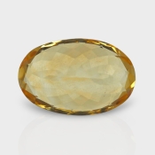 Citrine 18.67x12.24mm Faceted Oval AA Loose Gemstone - 182182