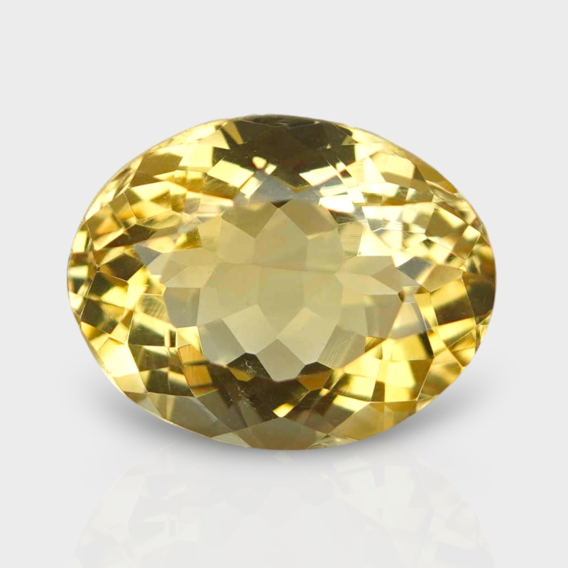 Citrine 14.76x11.55mm Faceted Oval AA Loose Gemstone - 182187