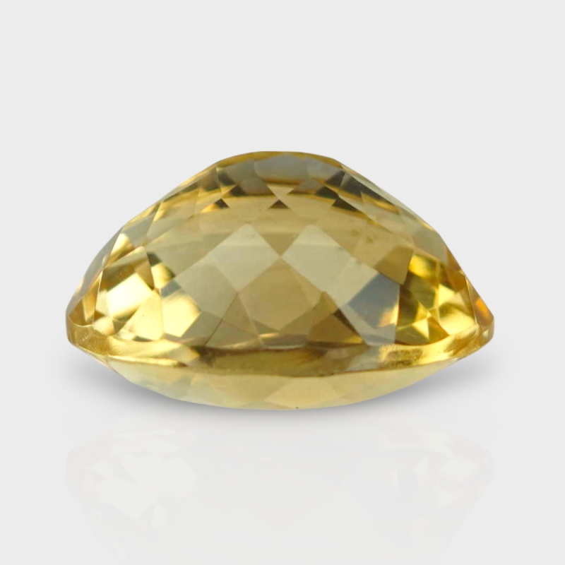 Citrine 14.76x11.55mm Faceted Oval AA Loose Gemstone - 182187