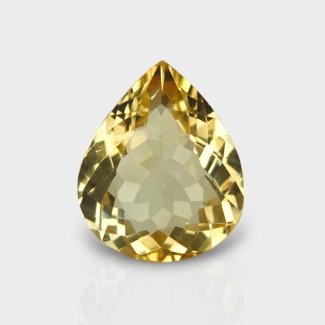 Citrine 15.33x12.64mm Faceted Pear AA Loose Gemstone - 182191