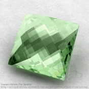 Green Amethyst Square Shape Calibrated Briolettes