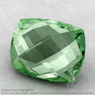 Green Amethyst Cushion Shape Calibrated Briolettes