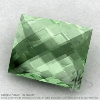 Green Amethyst Baguette Shape Calibrated Briolettes