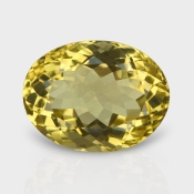 Beer Quartz 20.37x15.52mm Faceted Oval AAA Loose Gemstone - 182222