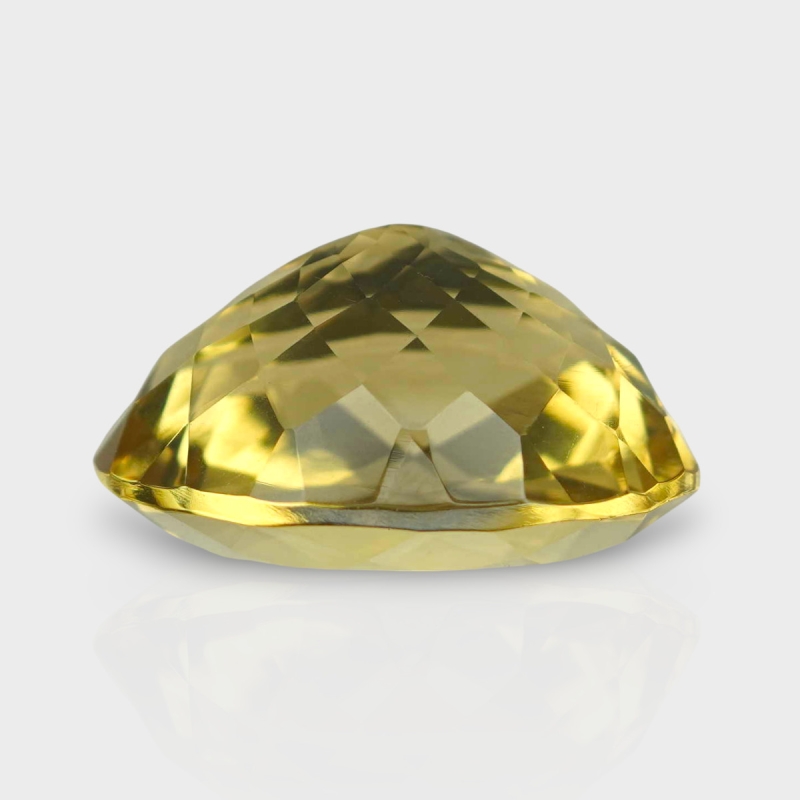 Beer Quartz 20.37x15.52mm Faceted Oval AAA Loose Gemstone - 182222