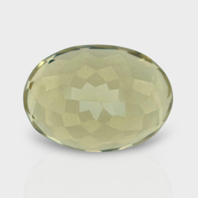 Beer Quartz 14.70x10.54mm Faceted Oval AAA Loose Gemstone - 182225