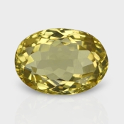 Beer Quartz 14.70x10.54mm Faceted Oval AAA Loose Gemstone - 182225