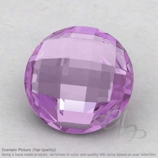 Pink Amethyst Round Shape Calibrated Briolettes